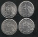 Lot De 4 Monnaies 5 Centavos FAO Brésil - 1975 1976 1977 1978 - Brésil