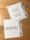 AUSTRIAN AIRLINES BUSINESS CLASS MENU 1B1 - Menu Kaarten