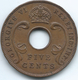 East Africa - George VI - 5 Cents - 1942 - KM25.2 - Colonia Británica