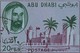 Abu Dhabi 1968. 2 Aérogrammes, Zayed Ben Sultan El Hor Al Nahyane Et Palais, Palmier. Deux Couleurs Différentes - Abu Dhabi