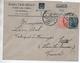 1922 - ENVELOPPE COMMERCIALE CAIRO / LE CAIRE Pour LONS LE SAUNIER (JURA) - Brieven En Documenten