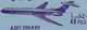 Abu Dhabi 1965 Aérogramme D'Abu Dhabi, Format Horizontal. Inscriptions Arabes Sur Fond Courbe. Avion Bleu Foncé, 40 Fils - Abu Dhabi