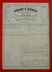 1849 Roulage Maison Durand & Cordier à Chalon Sur Saône  Transport Bonbonne Acide Sulfurique Bon état 17.5x25 Cm Décorée - Documents Historiques