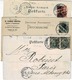 TP N° 53 Et 44 Sur 3 Cartes Postales - Briefe U. Dokumente
