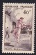 FRANCE 1956 - YT N°1073 - 40 F. Brun Foncé Et Lilas - Série Sportive - Pelote Basque - Neuf** - TTB Etat - Unused Stamps