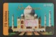 Telecarte France Gnanam 1999  Taj Mahal - Orange Stripe 75 Units Palace Patrimoine - Variétés