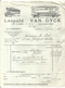 DEMENAGEMENTS VAN DYCK . CHARLEROI .1941 .CAUSE GUERRE . CONSUL DE FRANCE EVACUE EN SUISSE - Verkehr & Transport