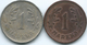 Finland - 1 Markka - 1940 - KM30 & 1941 - KM30a - Finlandia