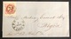 Lettre De 1862 Louis 1er N°15 25 Réis Rose Obl GC 52 De Porto Tres Grandes Marges LUXE - Brieven En Documenten