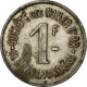 Monnaie, Madagascar, Société Des Mines D'Or, Andavakoëra, 1 Franc, TB - Monetary /of Necessity