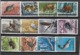 ITALIA ʘ 1954 TRIESTE Zona B - ANIMALI, SERIE COMPLETA 12 VALORI - Usati