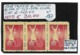 ITALIA ʘ 1954 TRIESTE Zona B - TRITTICO RICORRENZA I° MAGGIO - Afgestempeld