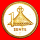 · BASOTHO HAT: LESOTHO  1 SENTE 1992 MINT LUSTRE! LOW START  NO RESERVE! - Lesotho