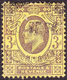 GREAT BRITAIN 1902 KEVII 3d Purple/Lemon SG234 Used - Ongebruikt