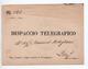ENVELOPPE "DISPACCIO TELEGRAFICO" Avec ETIQUETTE "UFFIZIO DI LIVORNO" - 1. ...-1850 Prephilately