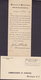 United States ARMY & NAVY SURVIVORS' Division Department Interior Bureau Pensions WASHINGTON 1887 Cover & Contents - Dienstzegels