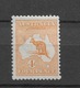 1913 MH Australia  WMK Wide Crown Michel  9a - Nuevos