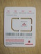 RDC Vodacom GSM SIM Card, Fixed Chip,small Card - Congo