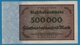 DEUTSCHES REICH 500000 Mark	01.05.1923	# F.02157565 P# 88a - 500.000 Mark