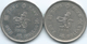 Hong Kong - Elizabeth II - Dollar - 1980 - KM43 & 1990 - KM63 - Hong Kong