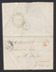 Précurseur - LAC Datée De St-Quentin (1844) + Timbre "2.R" > St-Ghislain çàd T18 + Cachet Ambulant "France Par Quievrain - 1815-1830 (Periodo Holandes)