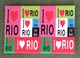 I Love Rio Fridge Magnet, From Brazil - Magnetos