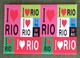 I Love Rio Fridge Magnet, From Brazil - Magnete