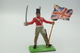 Britains Ltd, Deetail : WATERLOO - British Infantry Flag Patriotic 100% Complete Rare, Made In England, *** - Britains