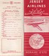 Jersey - Jersey Airlines - Avion - Aviation - Programme De L'excursion - Pub - Tickets - Boarding Card -  CPA Pub - Zonder Classificatie