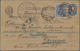 1921 Russia Postcard With 20K Franking From TANGAROG Over NARWA, ESTONIA Through BERLIN TO ITALY - VERY RARE! - Estonia
