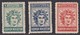 ITALIA REGNO COLONIE EGEO 1912 AMM. AUTONOMA SASSONE S.1 N. 1/3 MNH LUSSO - Egeo (Amministrazione Autonoma)