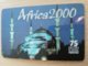 FRANCE/FRANKRIJK  75 UNITES AFRICA 2000     PREPAID  USED    ** 1449** - Mobicartes (GSM/SIM)