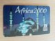 FRANCE/FRANKRIJK  75 UNITES AFRICA 2000   (DIFF BACK)  PREPAID  USED    ** 1450** - Mobicartes (GSM/SIM)