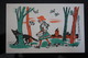 LITTLE RED RIDING HOOD -   - Old Postcard - -  1950s Le Petit Chaperon Rouge - Vertellingen, Fabels & Legenden