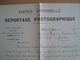 LETTRE AGENCE UNIVERSELLE DE REPORTAGE PHOTOGRAPHIQUE LEON BOUËT DIRECTEUR 1905 - 1900 – 1949