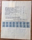 MARCHE DA BOLLO  SU FATTURA IN REPUBBLICA SOCIALE ITALIANA : VERONA 25 APRILE 1944 - Revenue Stamps