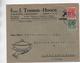 1935 - ENVELOPPE COMMERCIALE De HOORN Pour LONS LE SAUNIER (JURA) - Postal History