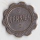 JETON ANCIEN FRANCE A CONSOMMER  75 CENTIMES TERRIER T2 - Professionals / Firms