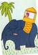 TREZ - Dessin De Presse - Série Illustrateurs Nugeron N'H 343 - Elephants - Trez