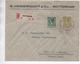 1928 - ENVELOPPE RECOMMANDEE De ROTTERDAM Pour LONS LE SAUNIER (JURA) - Postal History