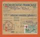 FRANCE CARTE CROIX ROUGE FRANCAISE 1950 - Documents Historiques