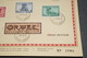 Delcampe - Superbe Feuilles Avec Série Complète ORVAL De 1943 ,Feuillet N° 17961 ,Lettrage ORVAL,pour Collection - Collections