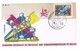 Bruxelles Expo 58   Cachet 1er Jour Sur Timbre 1047  Sur 4 FDC  Etats Usagés, Bords élimés - 1958 – Bruselas (Bélgica)