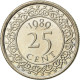 Monnaie, Surinam, 25 Cents, 1989, TTB, Nickel Plated Steel, KM:14A - Surinam 1975 - ...