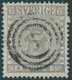 SCHWEDEN 3a O, 1855, 6 Skill. Bco. Hellgrau Mit Zentrischem Dänischen Nummernstempel 1, Kabinett - Otros & Sin Clasificación