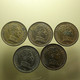 Spain 5 Coins 2 Centimos 1904/1905 Almost UNC - Kilowaar - Munten