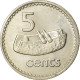 Monnaie, Fiji, Elizabeth II, 5 Cents, 1987, SUP, Copper-nickel, KM:51 - Fidschi