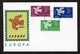 CYPRUS   SCOTT # 201-3 "EUROPA" On FIRST DAY COVER (19/3/62) (OS-595) - Lettres & Documents