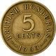 Monnaie, British Honduras, Elizabeth II, 5 Cents, 1963, TTB, Nickel-brass, KM:31 - Honduras