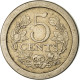 Monnaie, Pays-Bas, Wilhelmina I, 5 Cents, 1909, TTB, Copper-nickel, KM:137 - 5 Centavos